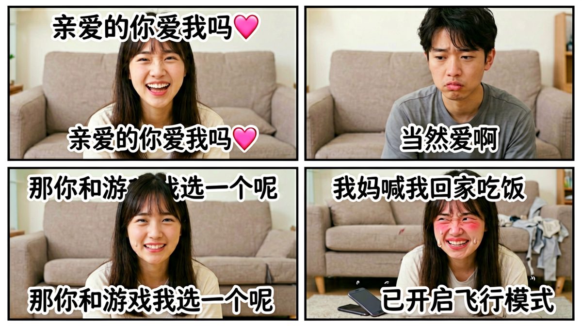 直男求生欲天花板：用我妈打败了所有送命题