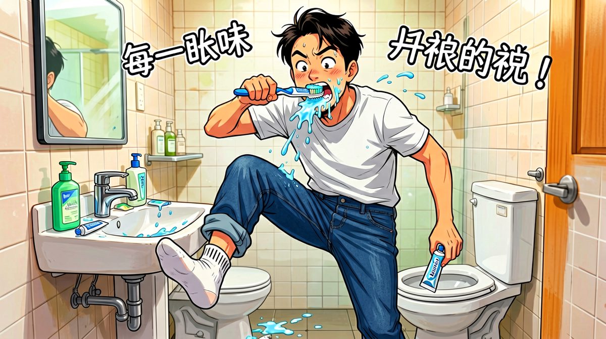 三分钟洗漱，极限操作开始！