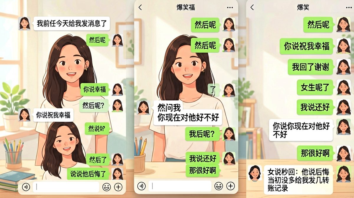 前任的「后悔」让人无语