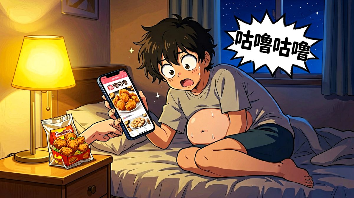 深夜两点，肚子突然造反，外卖软件成了致命的诱惑。