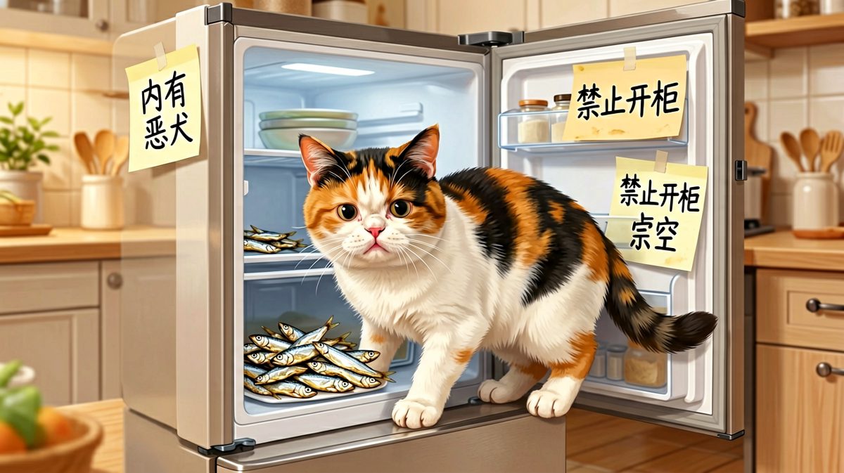 三花：我本来可以……只是冰箱门今天对我有意见。
