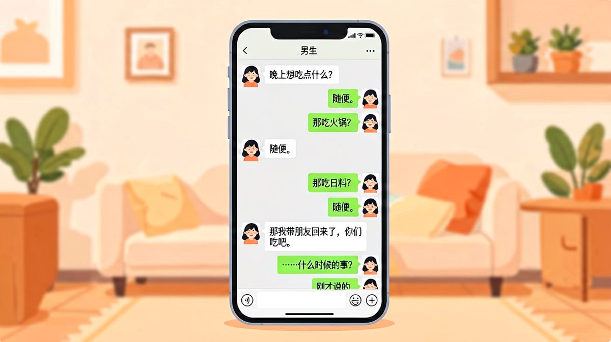 一句随便引发连环暴击，男朋友终于尝到了随便的苦果。