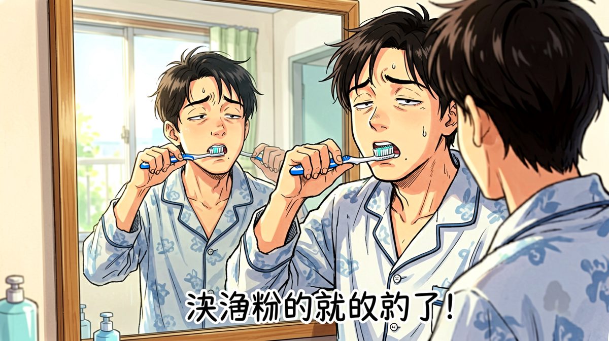 迷迷糊糊起来，好像有点晚了……