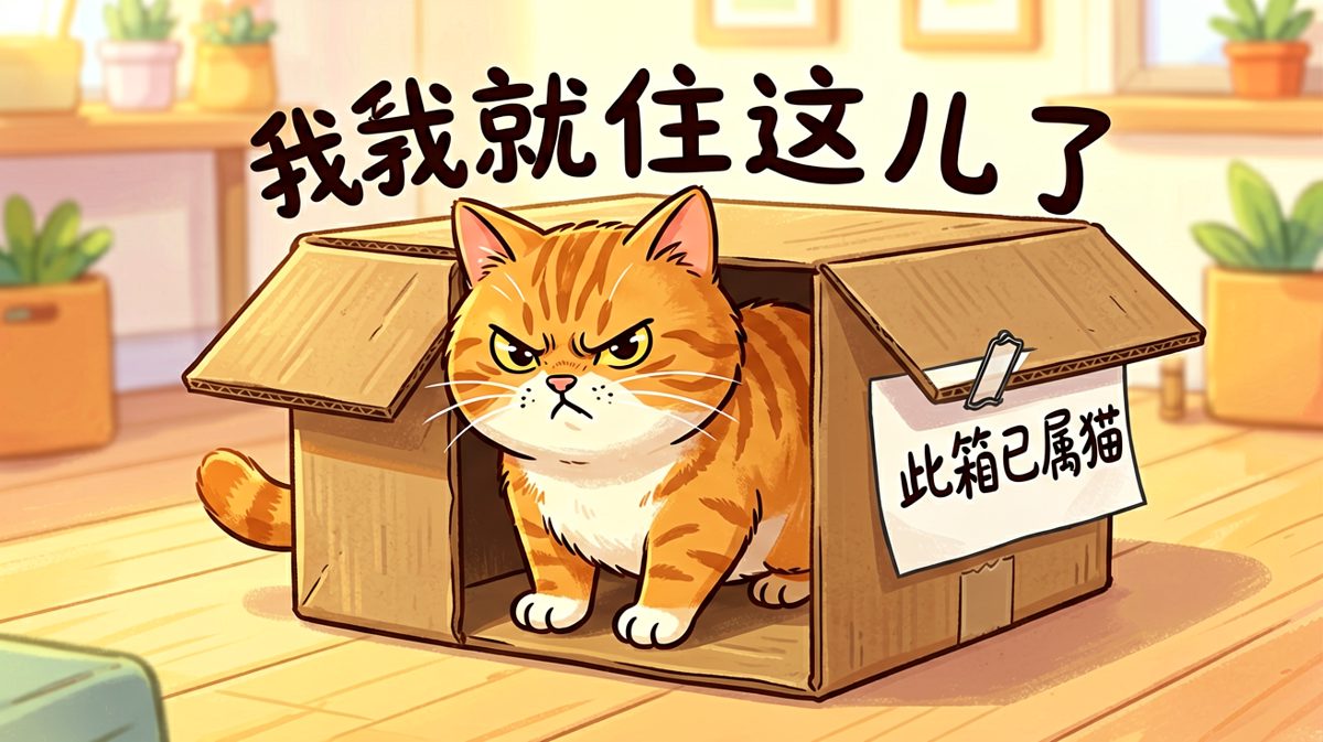 只要箱子够小，我就是最圆的那只猫