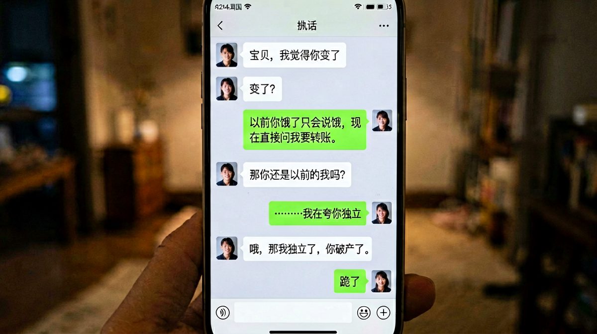 独立女孩的账单会说话