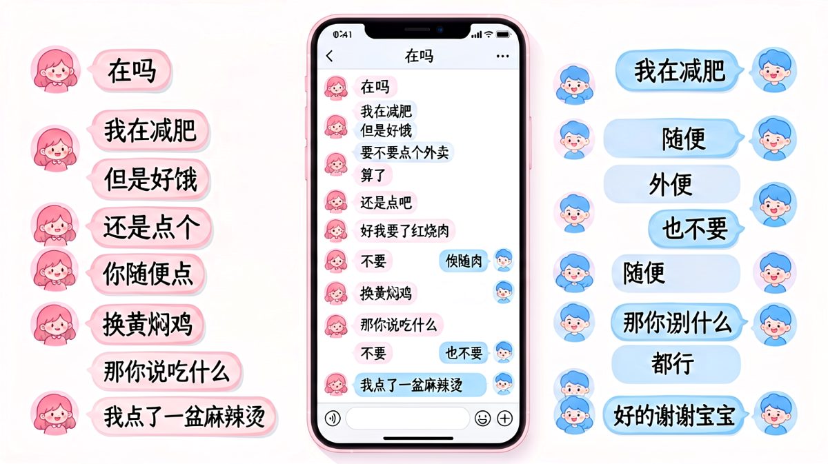「随便点」是情侣间最大的陷阱，最终换来一盆麻辣烫