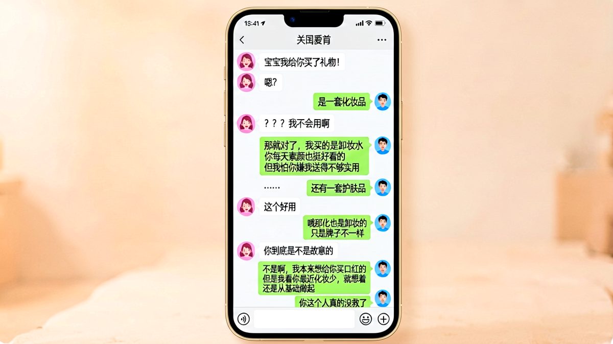 精心准备的礼物全是卸妆产品，直男的浪漫让人哭笑不得
