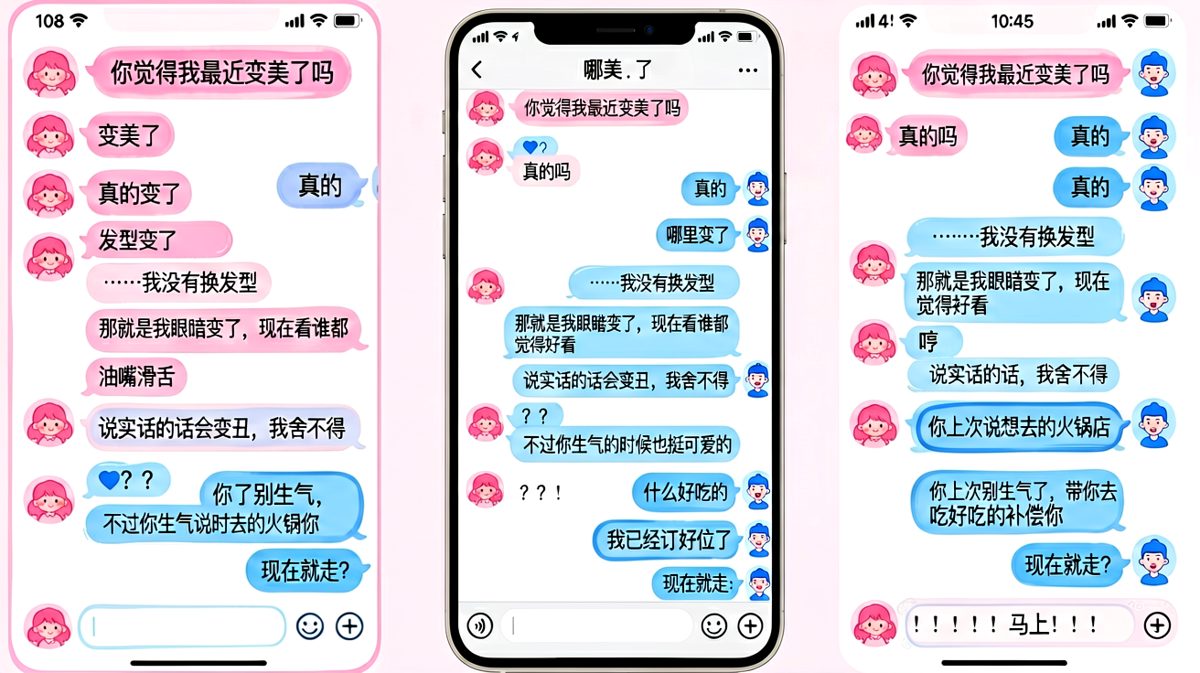 从夸你变美到带你吃火锅，求生欲拉满的最终反转