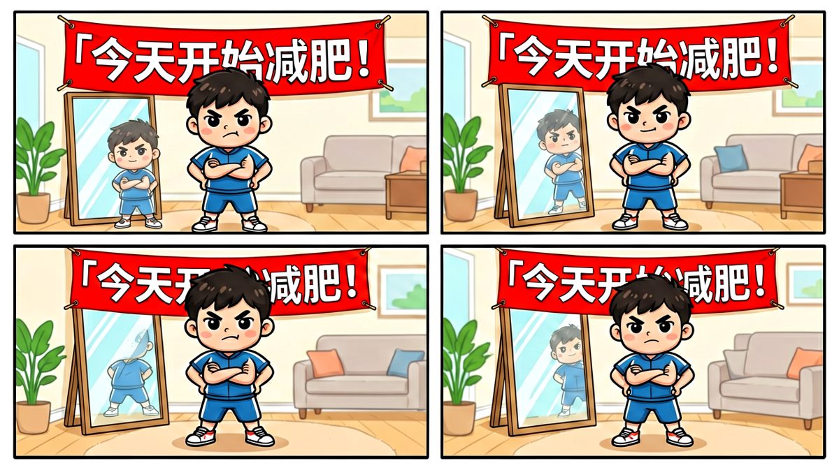 立下Flag，誓要减肥！