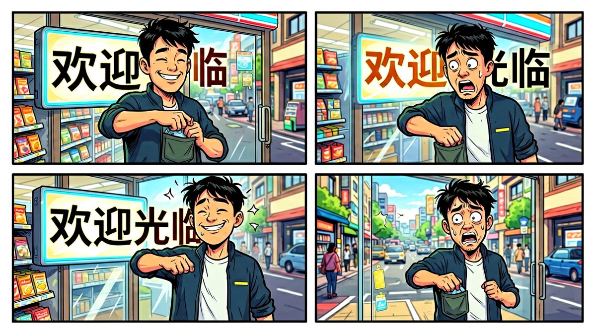 到了才能买吃的……然后想起钱包忘带了。