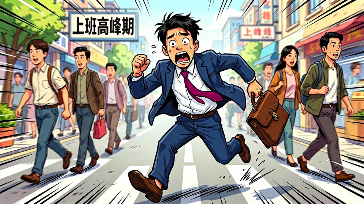 一秒清醒，以百米冲刺的速度冲向公司