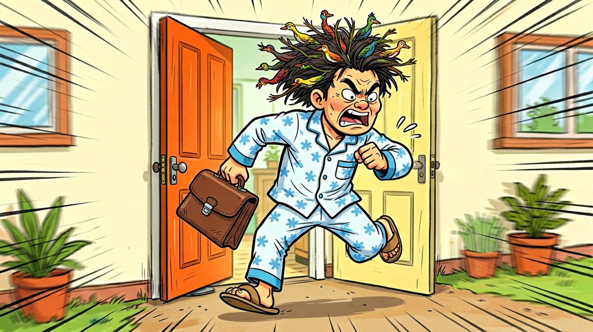 以百米冲刺的速度狂奔出门