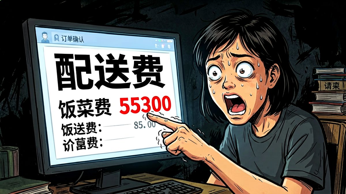 配送费比我买的菜还贵？！