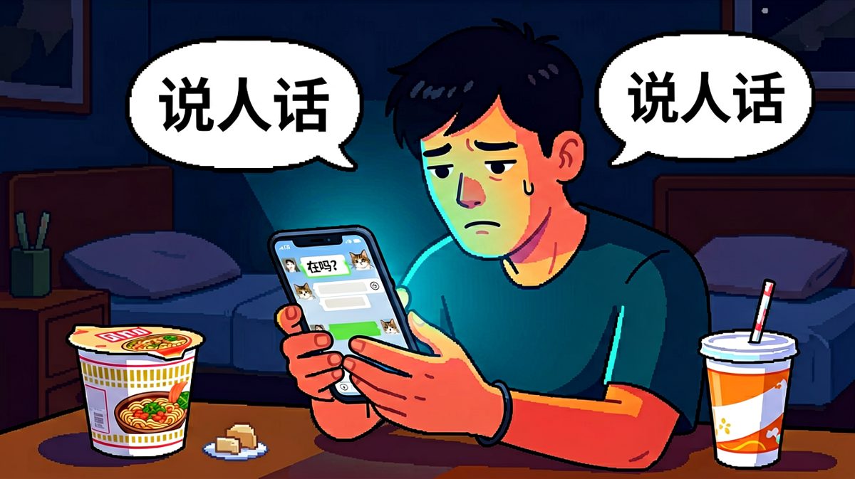 深夜收到'在吗'，比被老板叫去加班还可怕