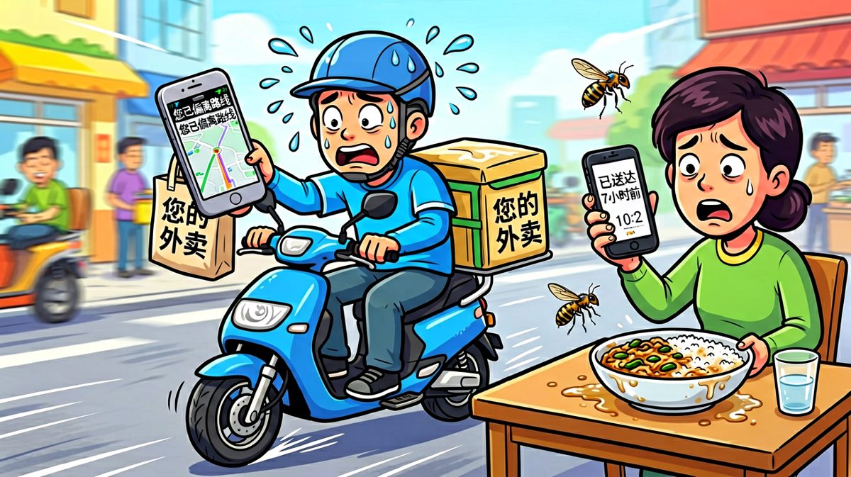 外卖到手，饭已经凉成了考古文物