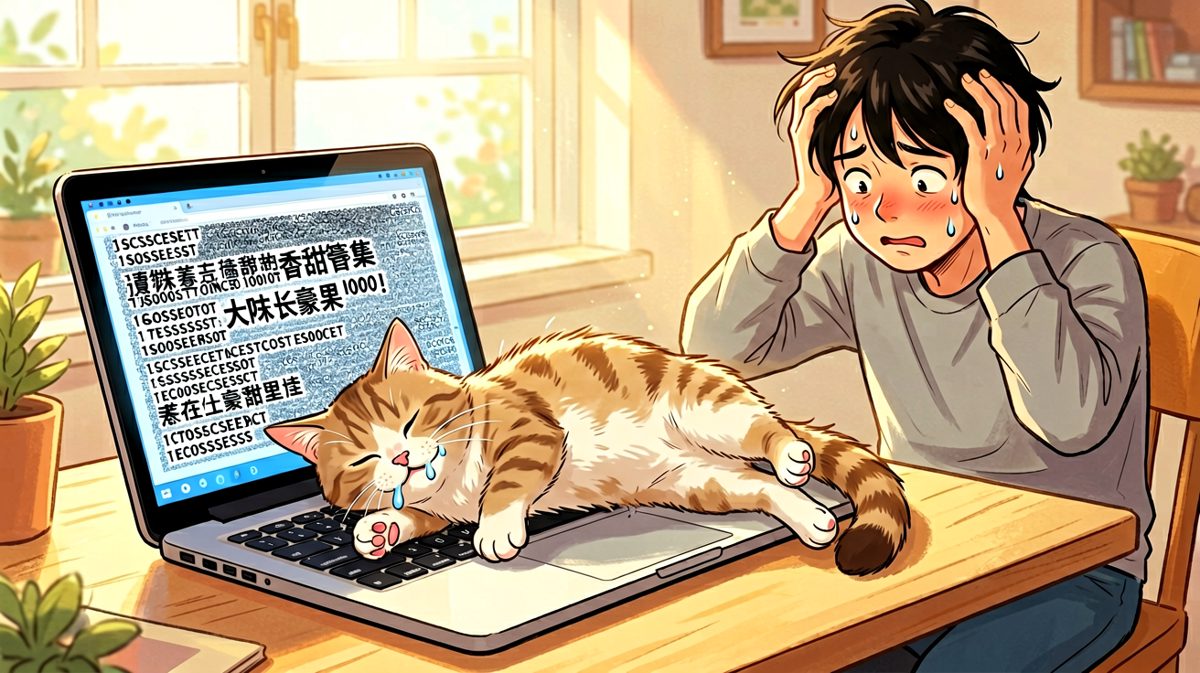 猫猫：这键盘是我新买的床！