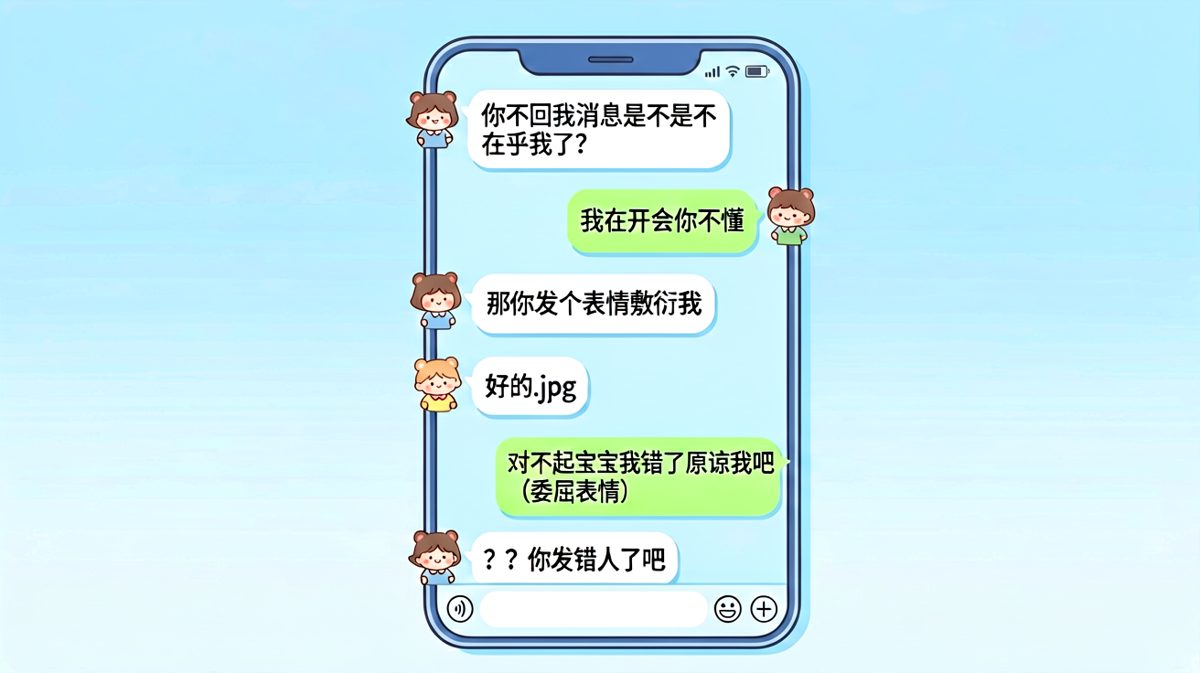 男生复制粘贴错对象，当场社死。