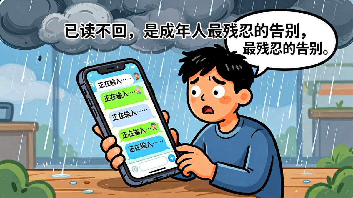 等消息等到天荒地老，你倒是回一句啊！