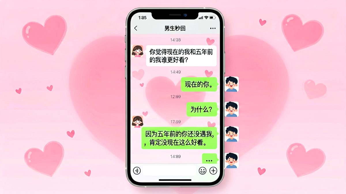求生欲满分男生的土味情话反杀现场