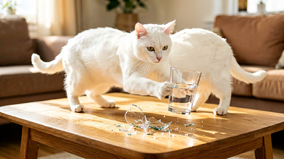 猫：再推一下，再推一下……