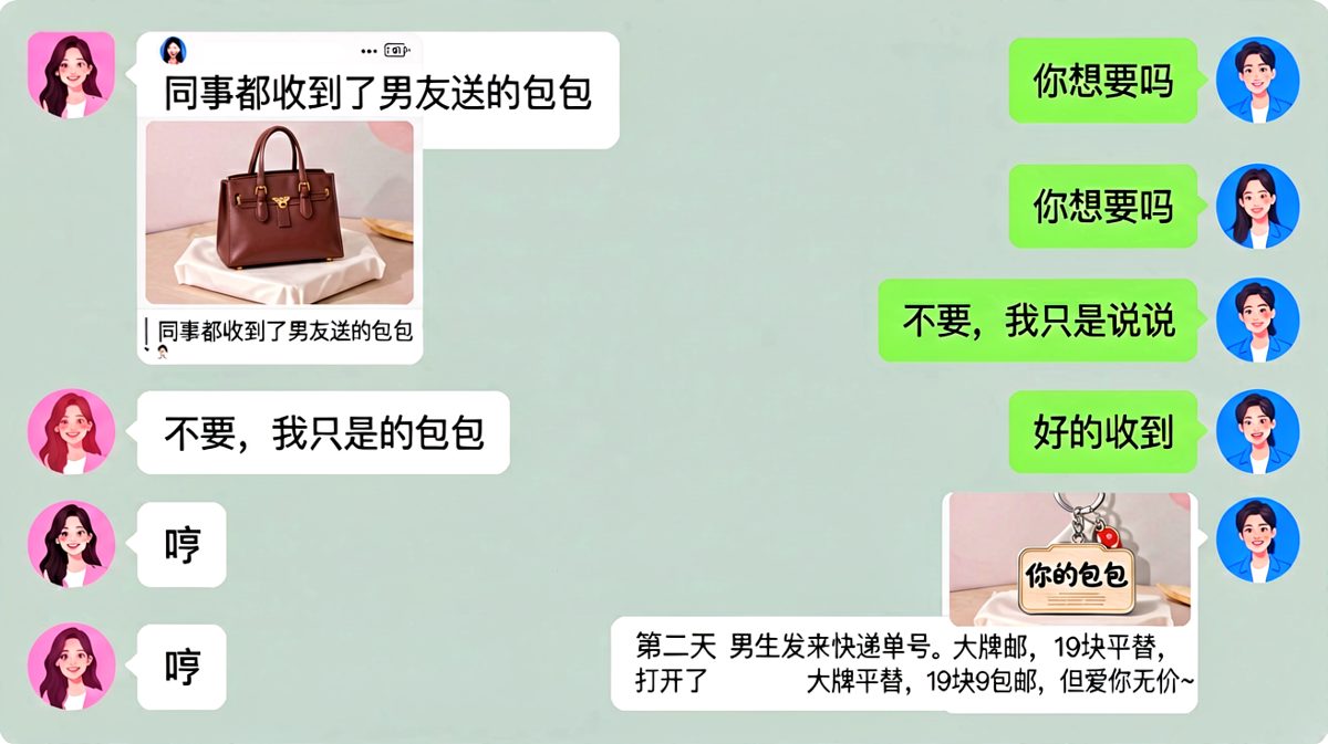 19块9的包 vs 无价的感情，反差笑果拉满