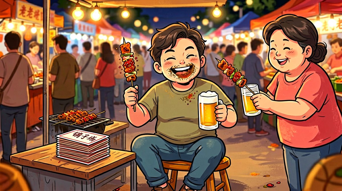 减肥？明天再说吧！今晚先吃饱。