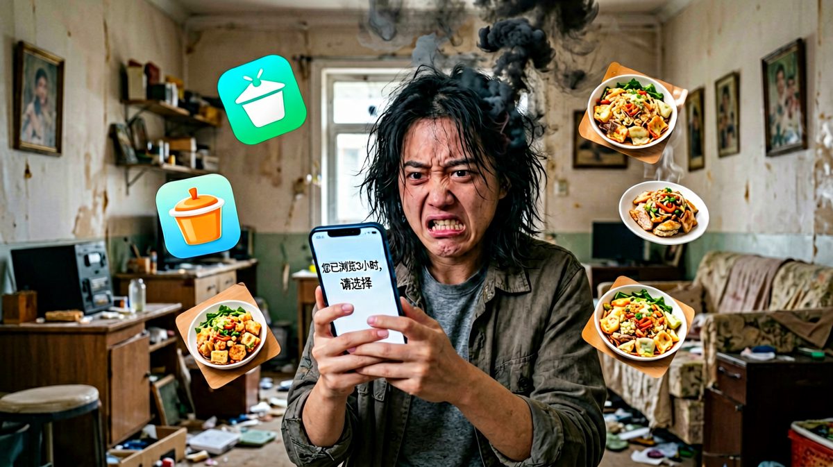 选择困难症晚期的外卖噩梦