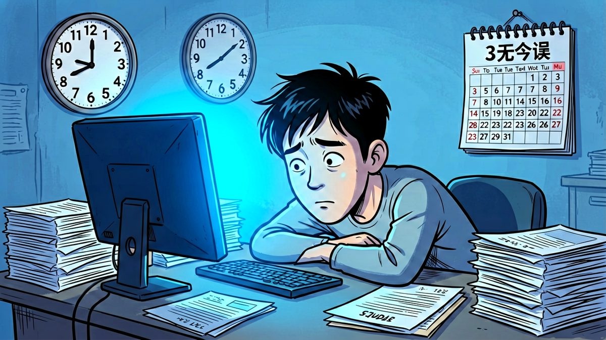 周一早晨，灵魂还在床上，身体已被绑架到工位