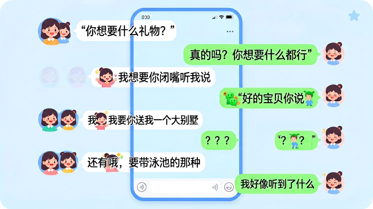 送礼物前先试探，结果反被套路。
