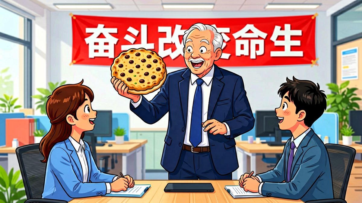 老板画饼：'公司就是你的家！'员工秒回：'那我家钥匙能先给我吗？'