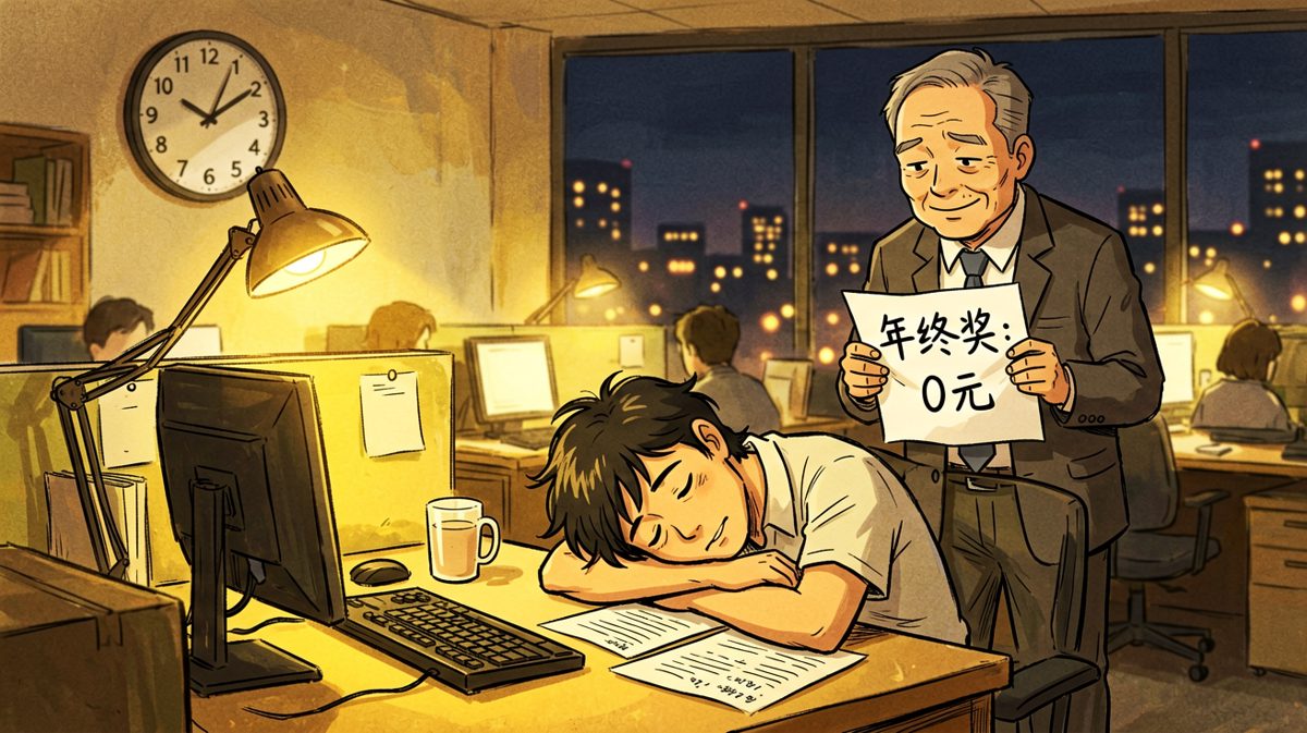 加班到深夜以为在奋斗，老板的出现让人傻眼！