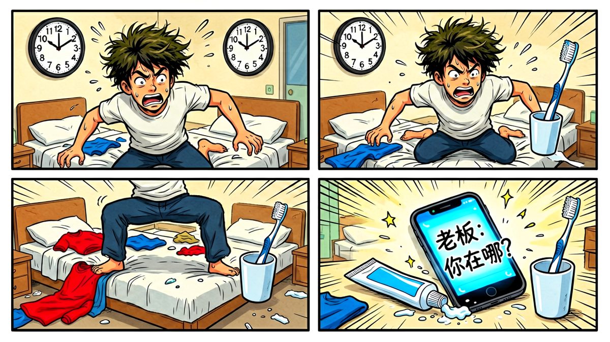 醒来一看——已经迟到了！！