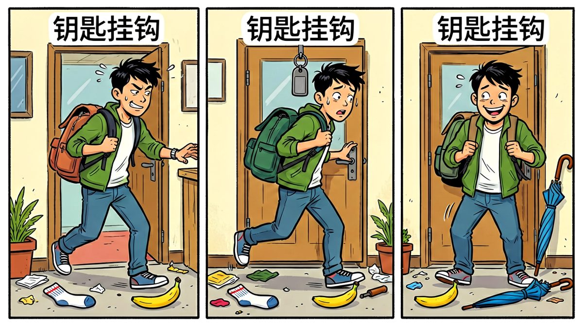 忘带钥匙，但找到了奇怪的东西