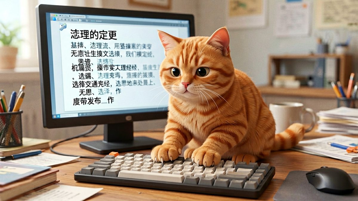 本喵在加班，谁也别想摸鱼。
