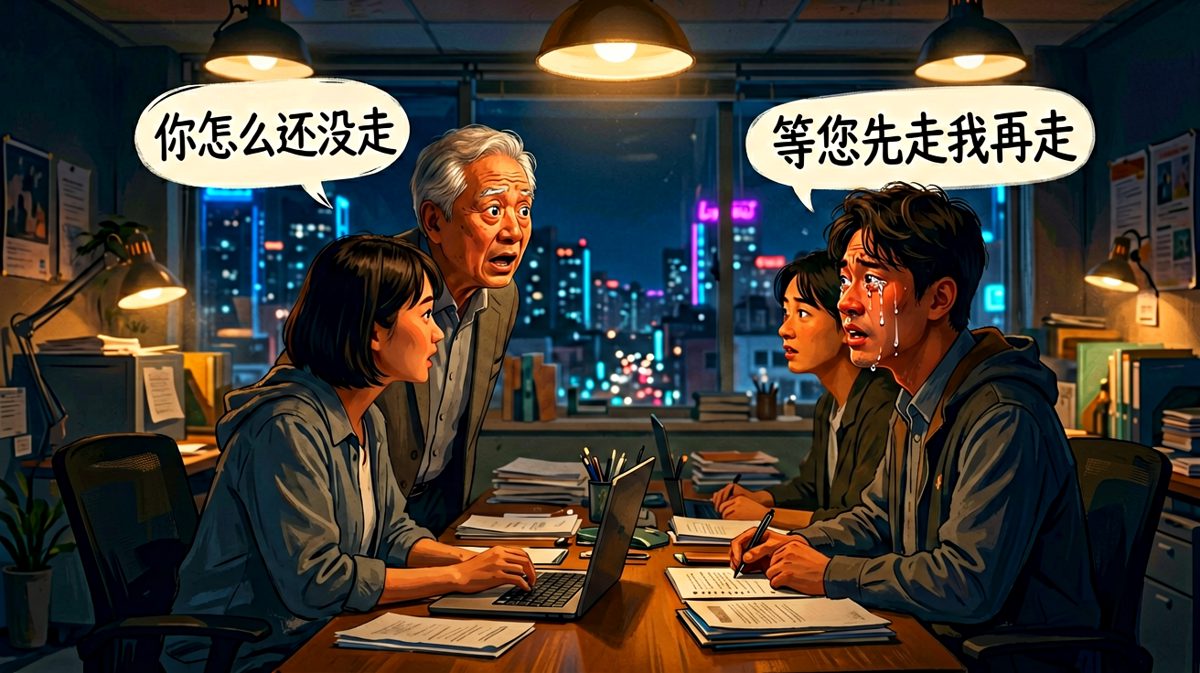 老板问员工怎么还不走，结果被员工反向教育