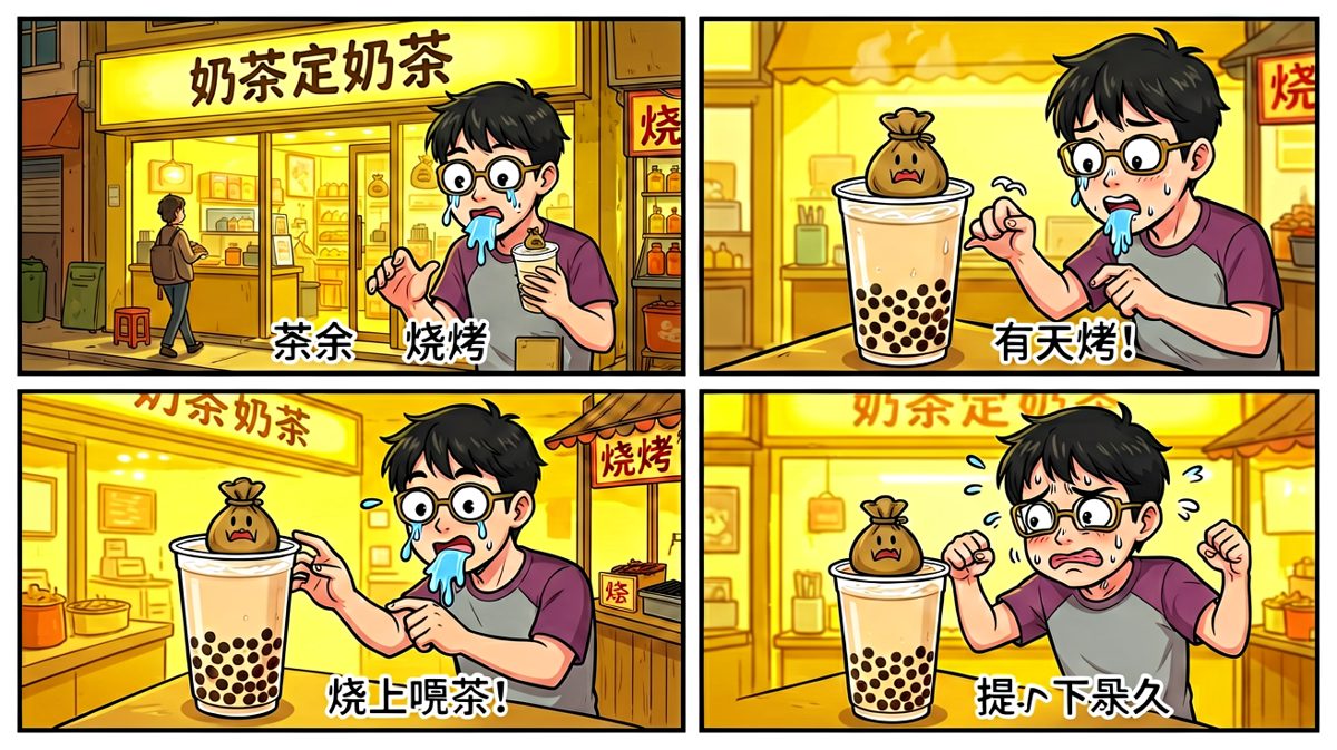 路过美食的极限拉扯
