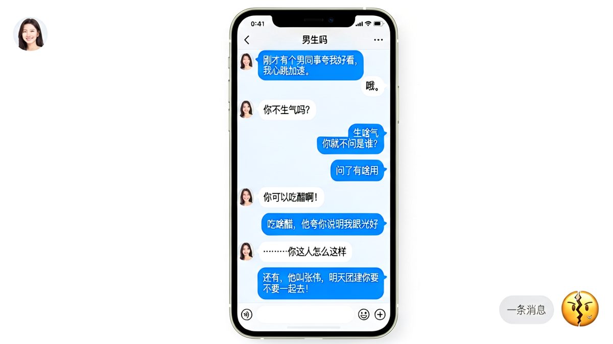 男生淡定到令人发指，最后补刀更是绝杀