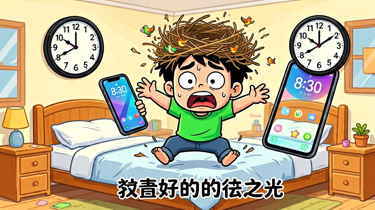 闹钟怎么没响？！