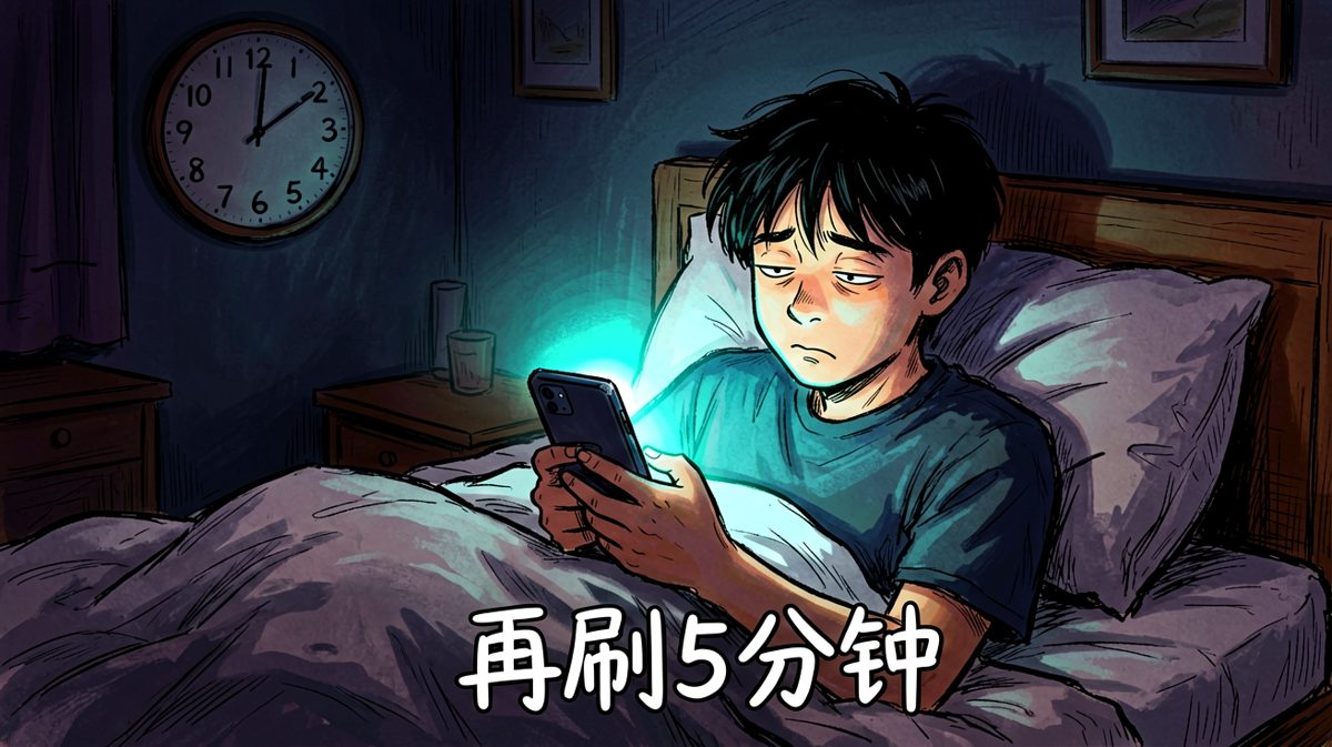 凌晨1点半：说好的只看5分钟呢
