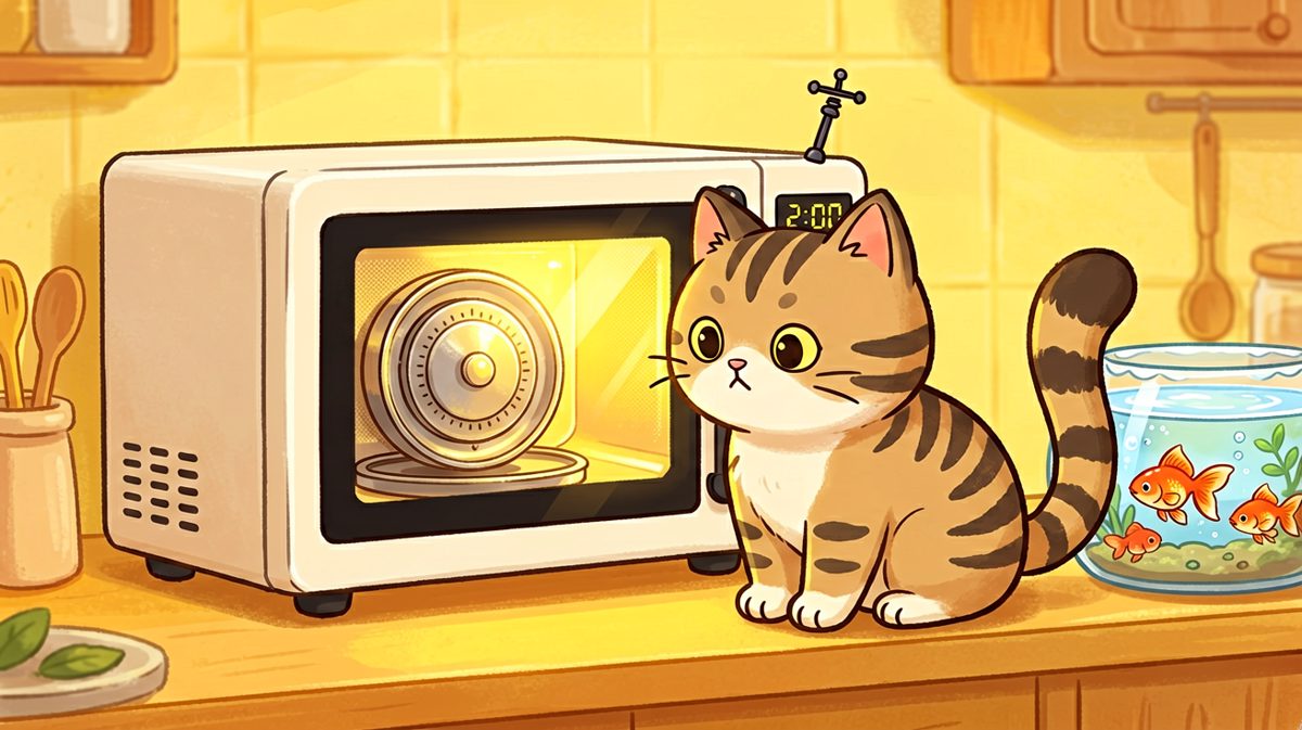 狸花猫：本喵只是在研究热力学第二定律。