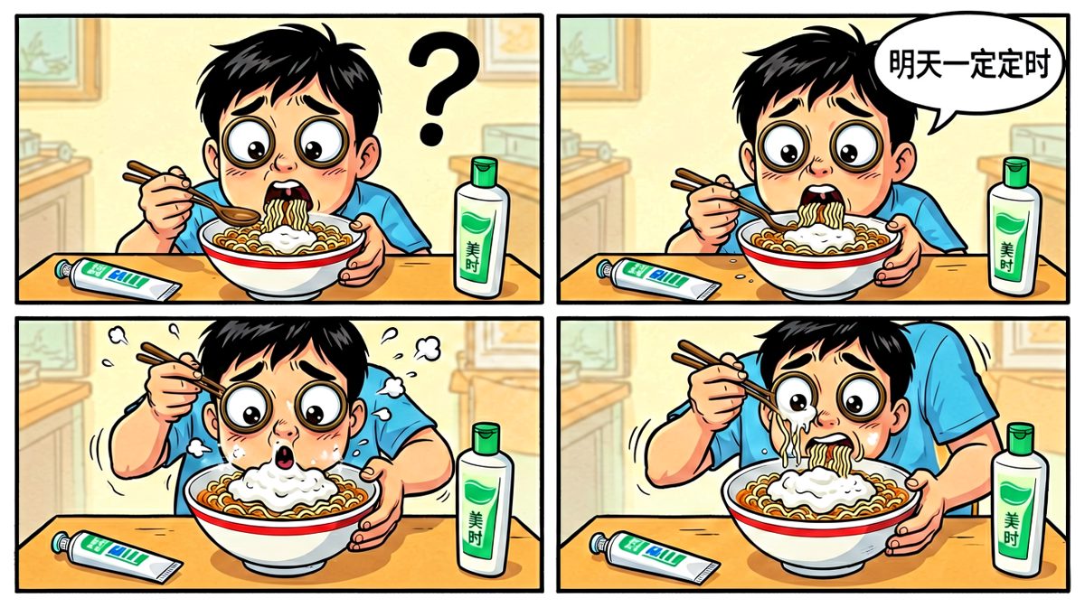 三分钟？我刚才明明只离开了十五分钟！