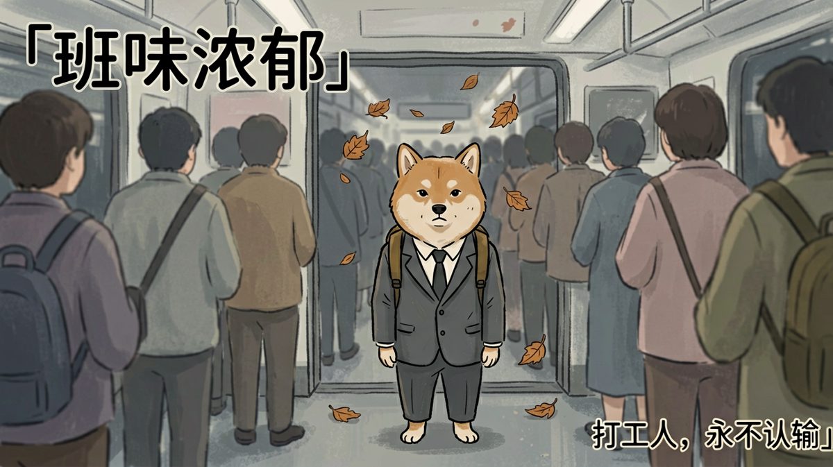 柴犬打工人的上班日常，班味已渗入灵魂