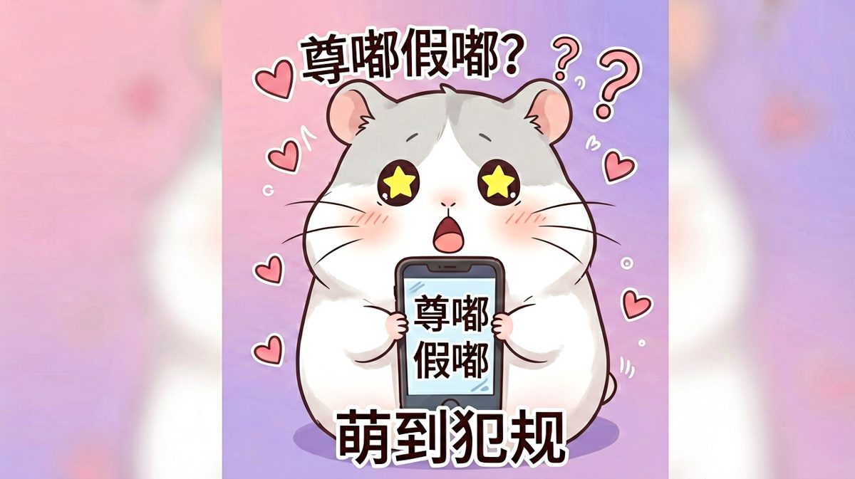 尊嘟假嘟？仓鼠震惊脸萌翻全网