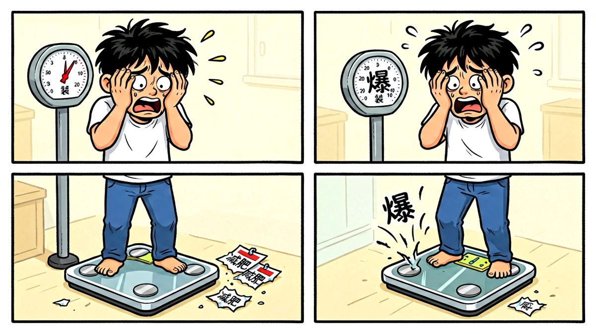 减肥计划，彻底失败。
