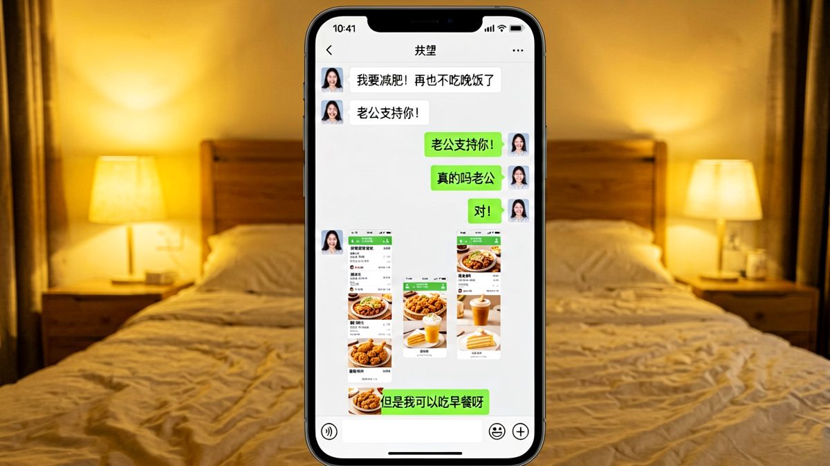 减肥宣言：说完不吃晚饭结果点了五份外卖，反转太真实