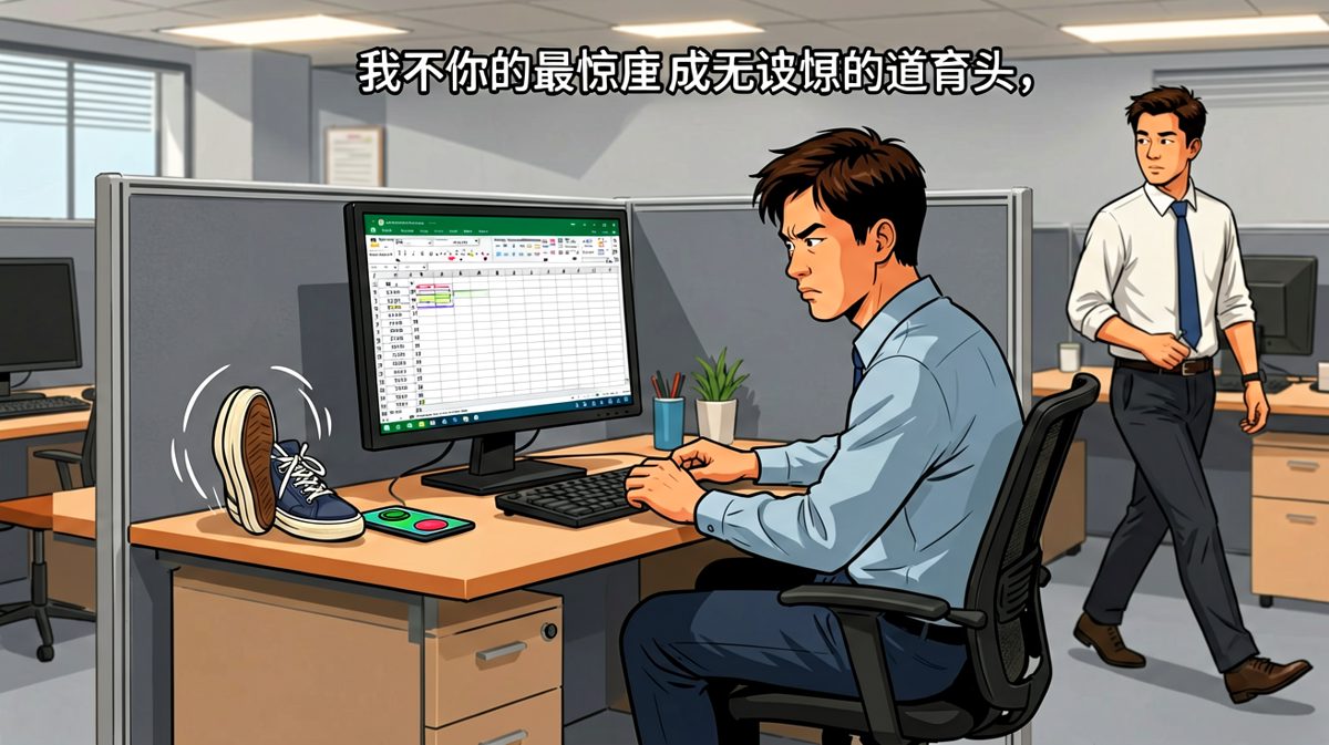 只要我假装工作的速度够快，老板就发现不了我在摸鱼