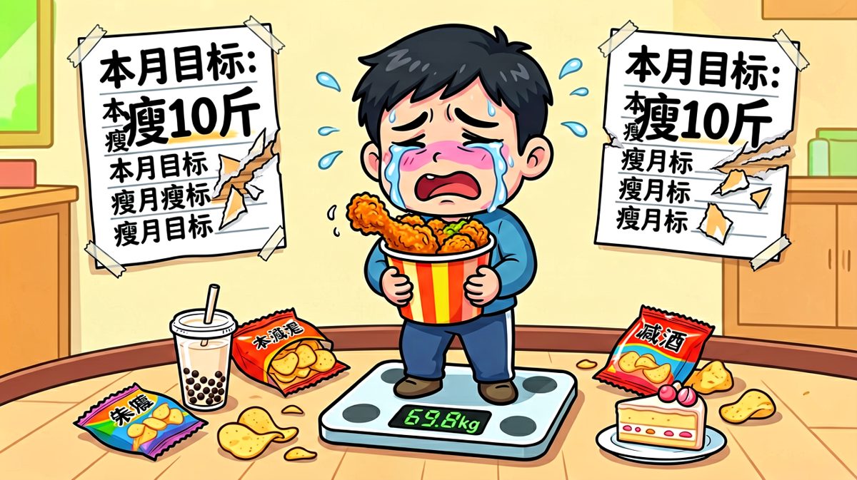 减肥这种事，明天再说吧——来自昨天、前天和大前天的我