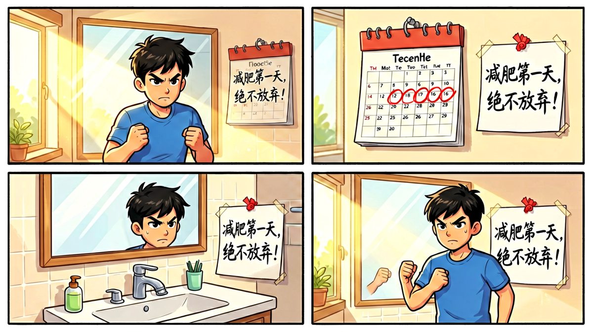 励志出发：今天开始减肥！