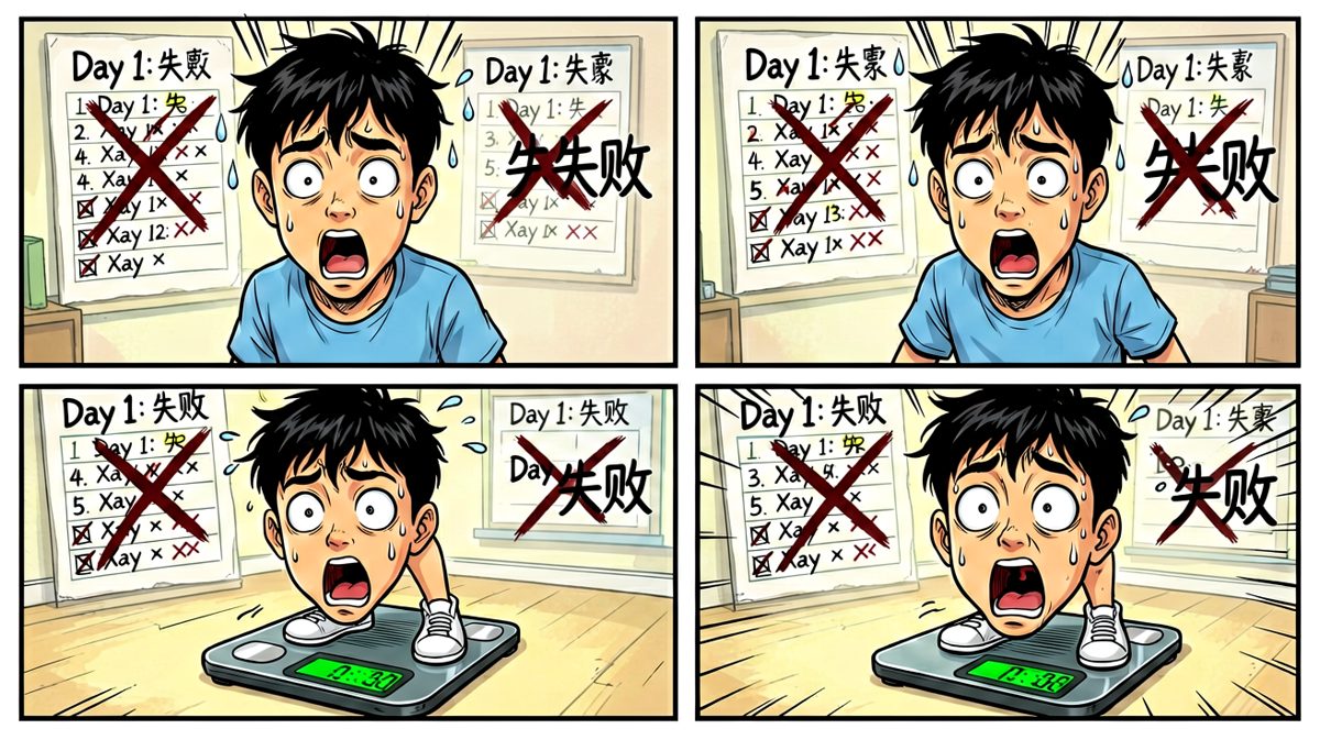 称重结果：不降反升，心态崩了