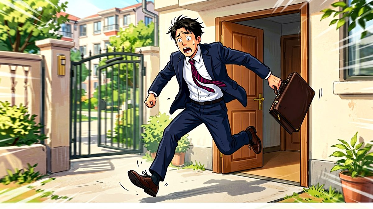 完蛋了要迟到了！